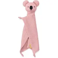 NEW BABY Koala knuffeldoekje mousseline 30x30 cm - Roze