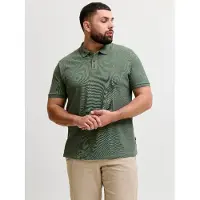 Jack & Jones Plus Size Polo Shirt EU5XL US3XL Groen