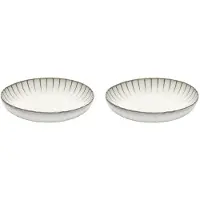 Serax Inku serveerschaal 23 x H4,5 cm - 2 stuks - Sergio Herman servies