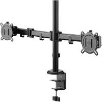 One For All Steun voor monitor Smart - - Vesa 100 - Dubbele armen - 13 en 32'' - Max 8kgs - Hoogte verstelbaar - Zwart