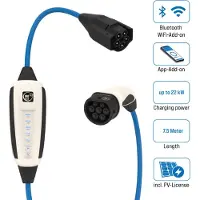 NRGKick Laadstations voor elektrische auto's, 32A Puur voor PV-gebruikers 7,5m standaard WLAN (Type 2, 22 kW, 32 A, CEE 32, CEE 16)