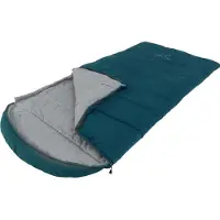 Easy Camp - Raven I Square XL 2°C - Synthetische slaapzak bis 195 cm, blauw