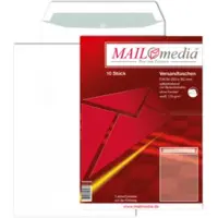 Elepa akte-envelop offset wit, B4, 25 x 35,3 cm, zonder venster, zelfklevend, 10 st.