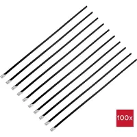 TRU COMPONENTS TC-12656544 Stalen kabelbinder 290 mm 4.6 mm AISI 304 Met coating 100 stuk(s)
