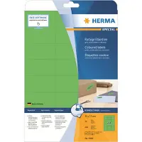 Herma Etiket 4469 70x37mm verwijderbaar groen 480 stuks