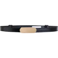 Vanzetti Leren riem 20mm Leather Belt W75 Black zwart