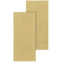 Mailmedia Musterbeutel 2x gerillt, 3x gelocht, 120 g-qm Falte 50 mm, Natron braun, Eigengewicht: 16,0 g (40113-7)