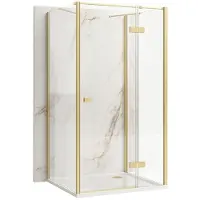 REA Atlas 90X100 Right - Douchecabine - Gouden Schotse - 90X100X200Cm