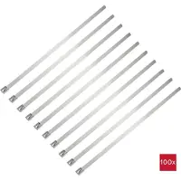 TRU COMPONENTS TC-12656572 Stalen kabelbinder 290 mm 7.9 mm AISI 316 100 stuk(s)