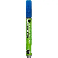 Creativ Company Glas- en porseleinstift glitter semi-dekkend - blauw