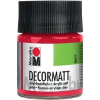 Marabu Maraboe acrylverf 'Decormatt', metallic goud, 50 ml, in glas
