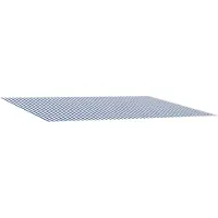 vidaXL Vervangingsdoek voor zonnescherm Blauw en Wit 250 x 200 cm