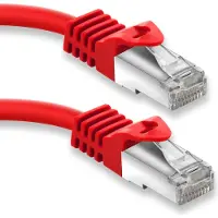 S-Conn S/FTP CAT7 10 Gigabit netwerkkabel / rood - LSZH - 30 meter