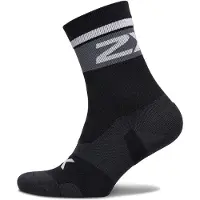 2XU Vectr Ultralight Crew Half Socks Zwart EU 46 1/2-48 1/2 Man