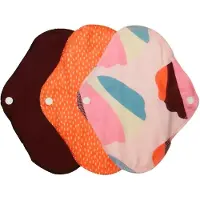 Imse Vimse wasbaar inlegkruisjes - 3 stuks - Orange Sprinkle - Oranje mix