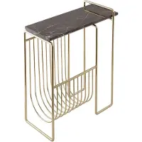 AYTM Sino Tijdschriftenhouder Gold | Brown