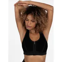 Dorina level 4 sportbh Extreme met ritssluiting zwart female | Maat: L