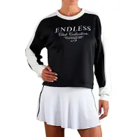 Endless Club Collection Full Zip Sweatshirt Zwart L Vrouw