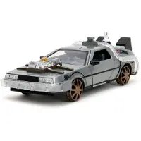 No Name 1 Back To The Future Iii Dlorean 1885 1:24 Figure Zilver