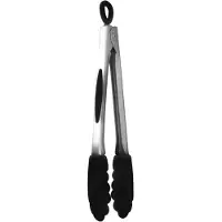 Mastrad - Siliconen tang zwart, 26cm - Mastrad
