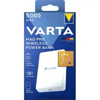Varta Mag Pro Draadloze Power Bank 5.000mAh - Editie Wit - 57903101111