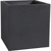 Eda Plantenbak Vulcania stone effect antraciet 39,5 x 39,5 x 43,5 cm 31 liter