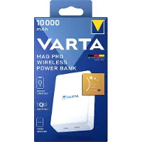 Varta Mag Pro Draadloze Power Bank 10.000mAh - Editie Wit - 57904101111