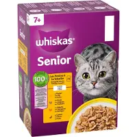 Whiskas Kattenvoer In Gelei Senior Gevogelte 85 G 12 Stuks