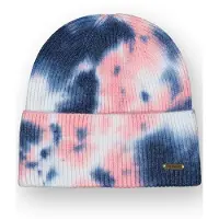 Vingino fijn gebreide muts roze/blauw Meisjes Acryl Dip-dye - maat one size
