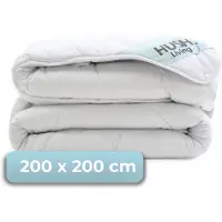 HUSH. Living HUSH Living - 4 Seizoenen Dekbed - 200x200 cm - Tweepersoons - 200+300 Gsm - Warm, Ademend en Lichtgewicht - Wit