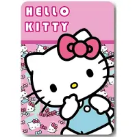 Hello Kitty Fleece deken 100 x 140 cm - Plaid - Roze - Kinderen