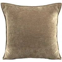 Tiseco kussen Julien taupe - gevuld - 45 x 45 cm