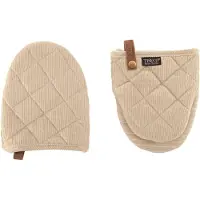Tiseco Keukenhandschoen Home Studio Velmar Beige (Set van 2)