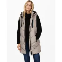 JDY Bodywarmer 'JDYSkylar' lichtgrijs / zwart