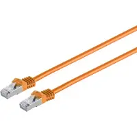 Markenlos S/FTP CAT7 10 Gigabit netwerkkabel / oranje - LSZH - 1,5 meter