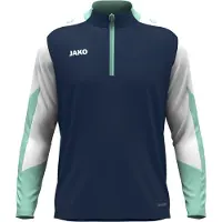 Jako Dynamic Trainingstrui 1/4-Zip Donkerblauw Wit Lichtgroen