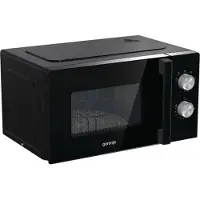 Gorenje MO20E2BH Magnetron, Vrijstaand, Capaciteit 20 L, Vermogen 800 W, Zonder display, Zwart, Magnetron, Zwart