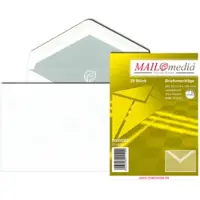Mailmedia enveloppen C6 wit zonder venster