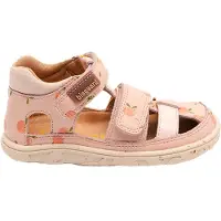 Bisgaard Sandalen 'Vic' groen / koraal / perzik