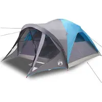 vidaXL Tunneltent 6-persoons waterdicht blauw