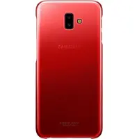 Samsung Galaxy J6 Plus Gradation Clear Back Cover Rood