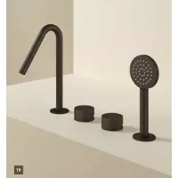 Hotbath Badrandcombinatie guy row met uitloop tuscan bronze