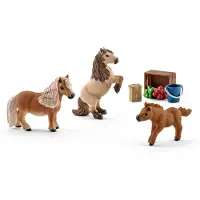 Schleich Horse Club 41432 Familie mini Shetlands