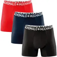 Muchachomalo Heren 3-pack boxershorts effen