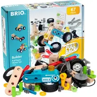 BRIO Builder Pull Back Motor Set (34595) 67 Pieces Transparant Kinderen