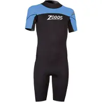 Zoggs Sea Ranger 1.5 Mm Short Sleeve Junior Neoprene Wetsuit Zwart 6 Years Jongen