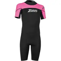 Zoggs Sea Ranger 1.5 Mm Junior Short Sleeve Shorty Zwart 14 Years Meisje