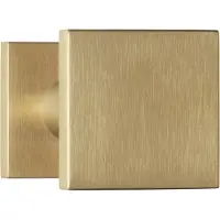 Formani | Voordeurknop BSQ60V Vast op Rozet | PVD mat goud
