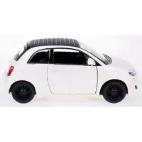 KINSMART Fiat 500e Metal Modelauto 1:28, Cream Kleur