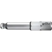 Wiha 7017943 Bitset Standard 25 mm zeskantkogelkop 1/4" in box 3-delig - 22655